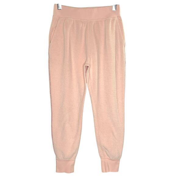 Rag and Bone S Womens Dusty Pink Brushed Inside Out Terry Sweatpants Cozy - Picture 2 of 10
